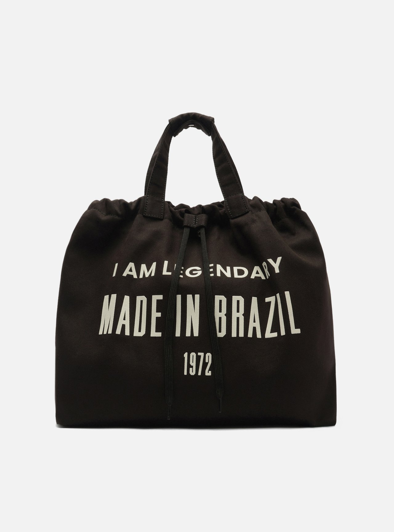 Bolsa Shopping Preta Tela Lona Grande TIG — foto 7