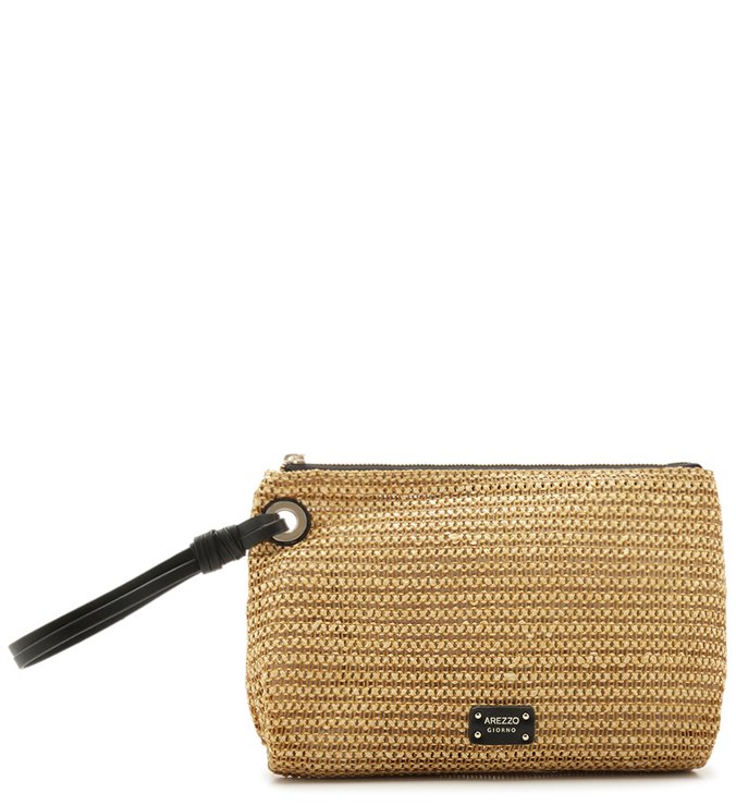 Necessarie Fibra Natural Milena Camel e Preto