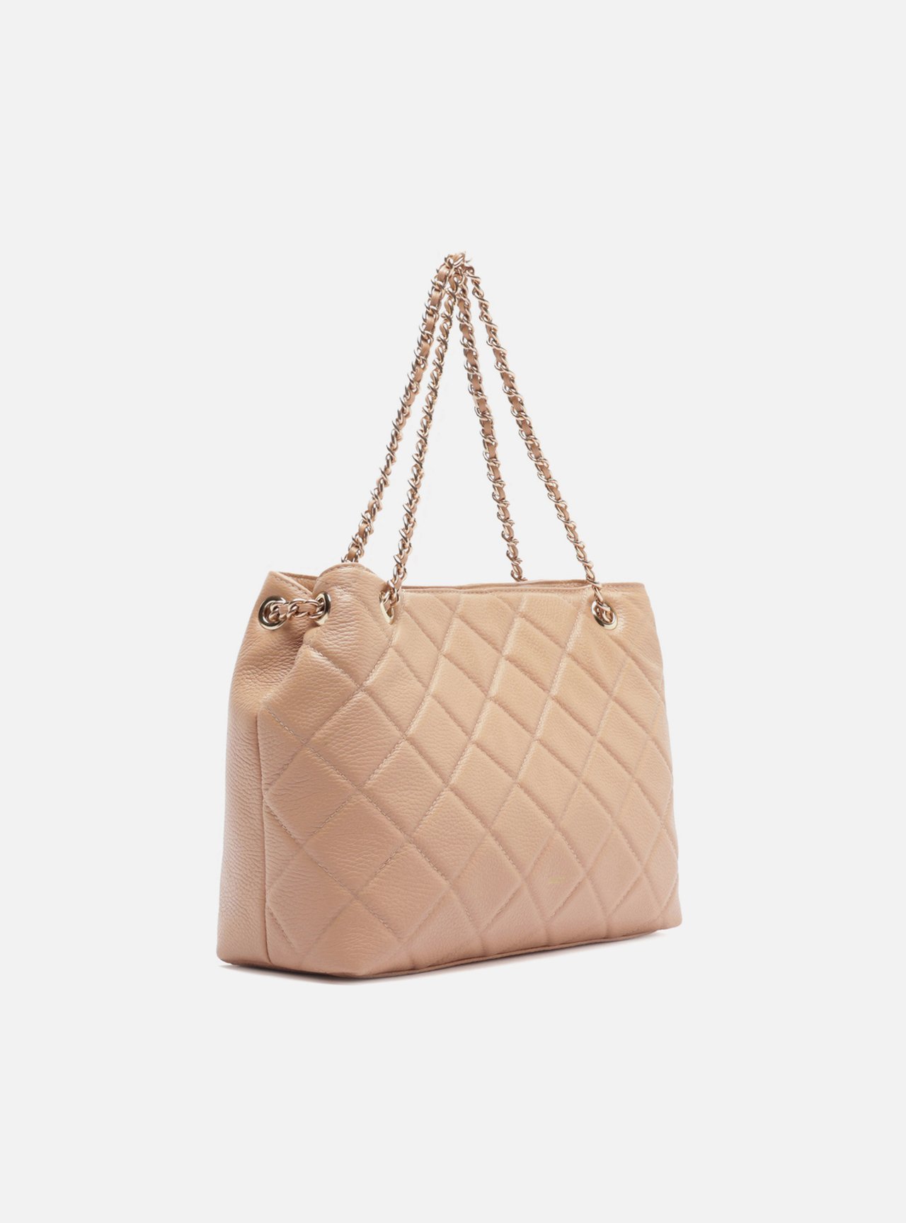Bolsa Tote Rosa Couro Matelassê Gab Média — foto 5