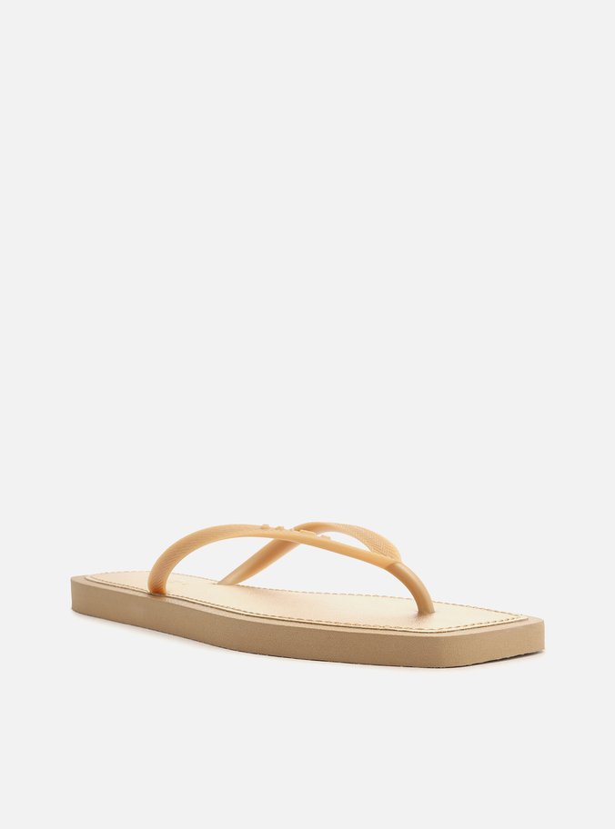 Chinelo de Dedo Dourado Square Recouro Brizza