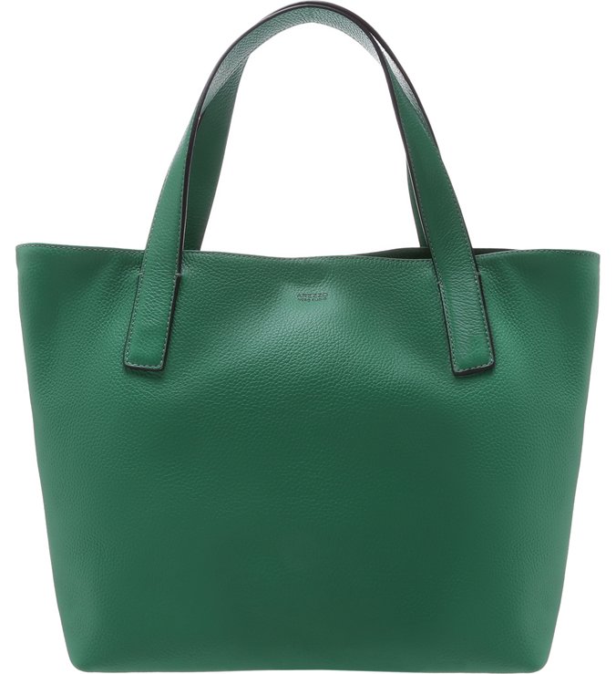 Bolsa Shopping Couro Victoria Grande Lush Green