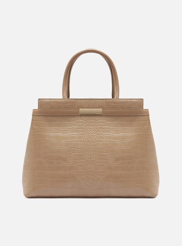 Bolsa Tote Nude Grande