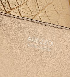 Bolsa Shopping Dourada Couro Croco Roma Bolsa Shopping Dourada Couro Croco Roma