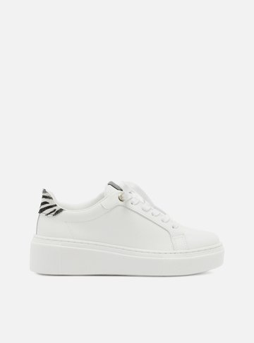 Tênis ZZ Astral Flatform Branco Animal Print