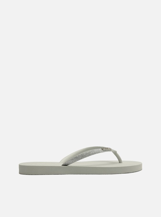 Chinelo Prata Brizza Strass