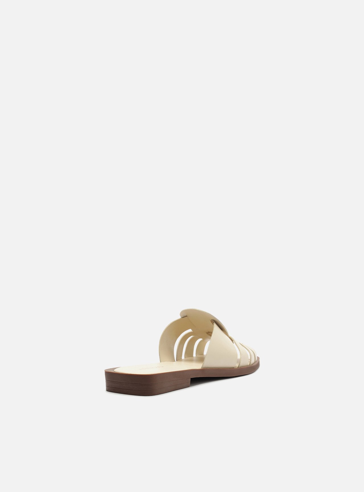 Sandália Off-White Salto Rasteiro — foto 3