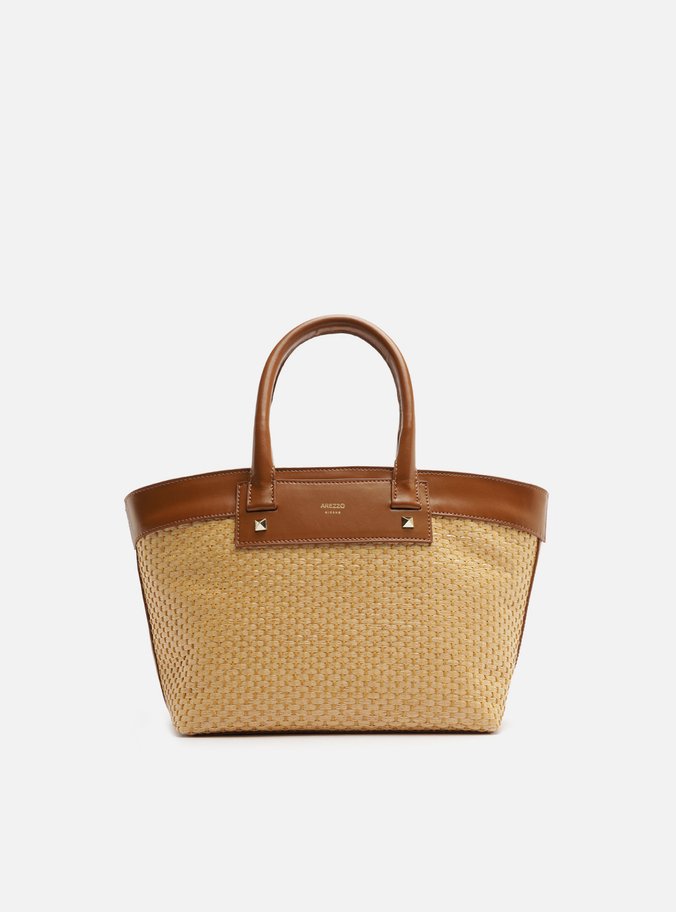 Bolsa Tote Palha Média Marrom