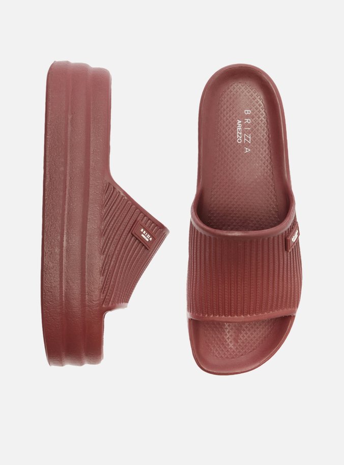 Sandália Vermelha Flatform Oslo Brizza