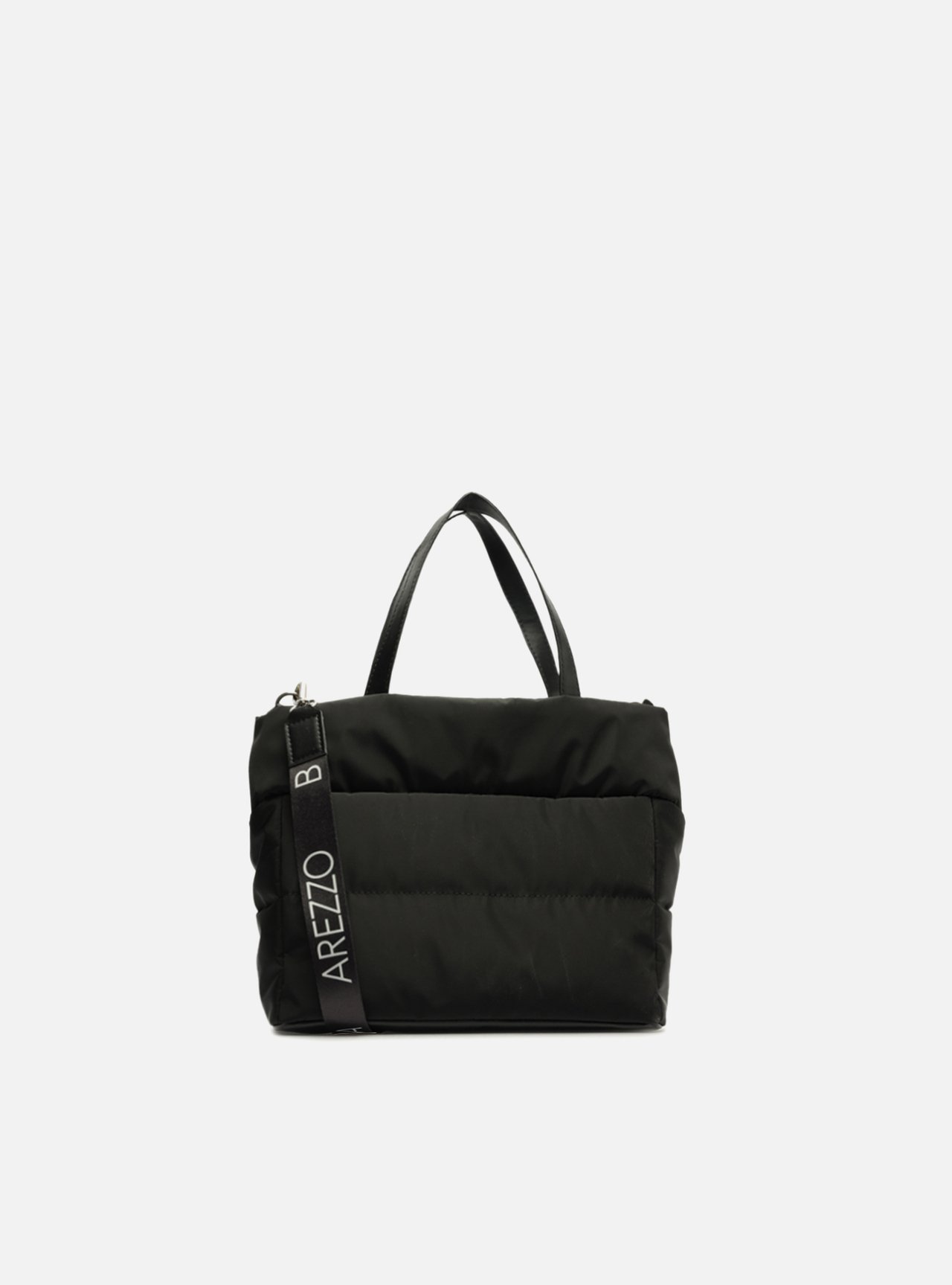Bolsa Tiracolo Preta Nylon Gigi Pequena — foto 3