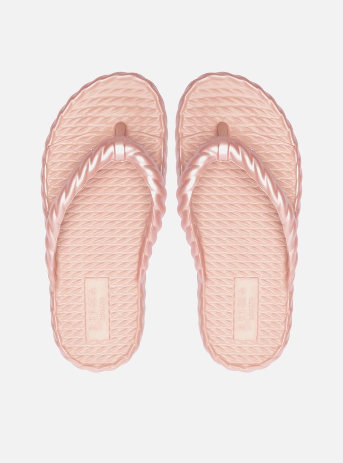 Sandália Rosa Metal Flatform Marrocos Mid