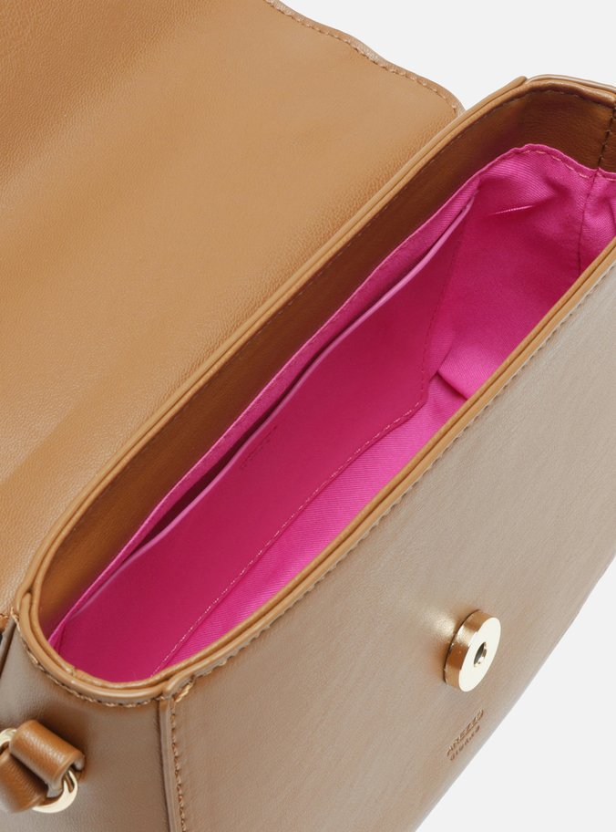 Bolsa Marrom Tiracolo Eco Calf Pequena