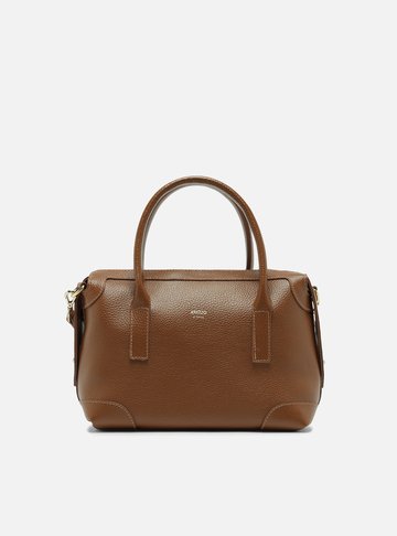 Bolsa Bowling Marrom Grande Recortes