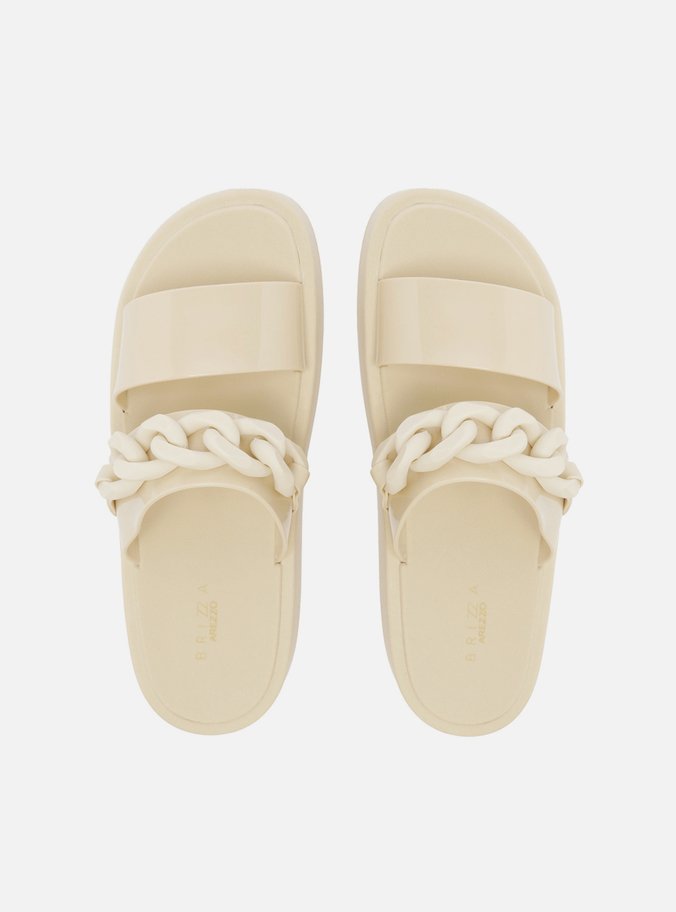 Sandália Plataforma Off-White Brizza