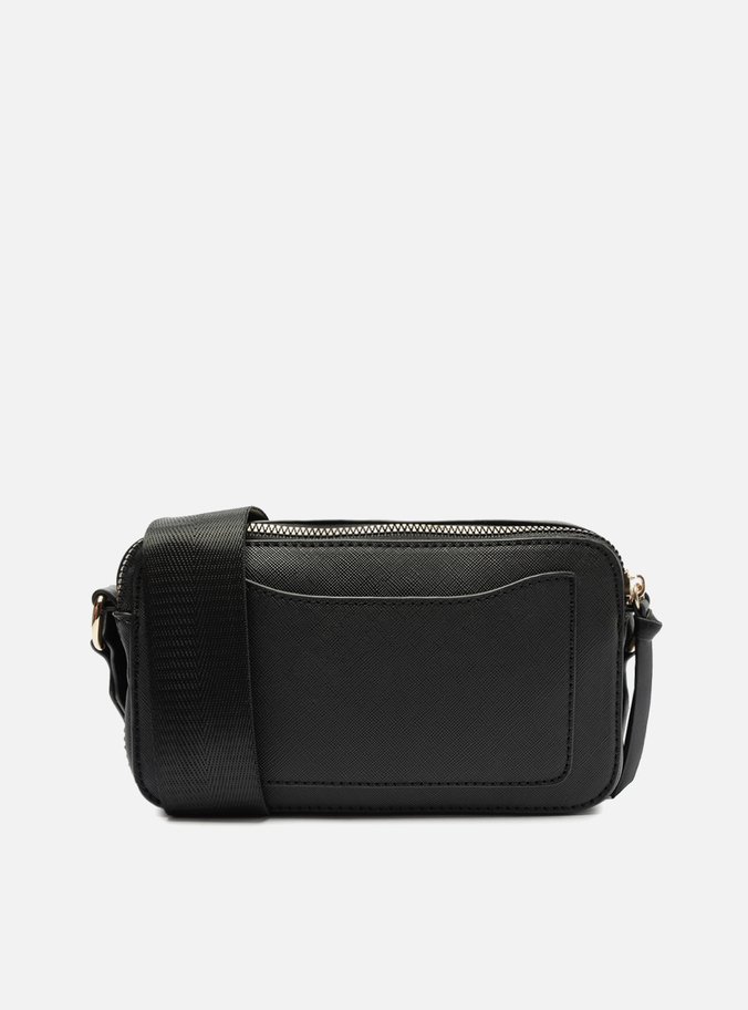 Bolsa Tiracolo Preta Pequena Detalhe