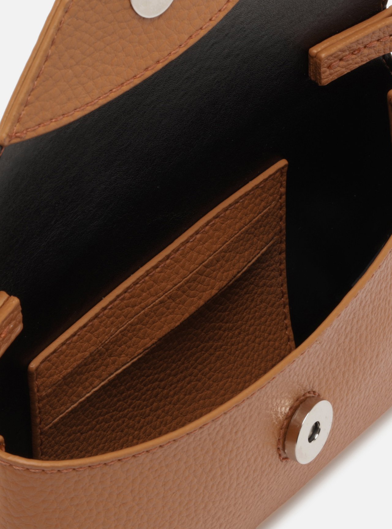 Bolsa Tiracolo Laranja Giorno Pequena Envelope — foto 4