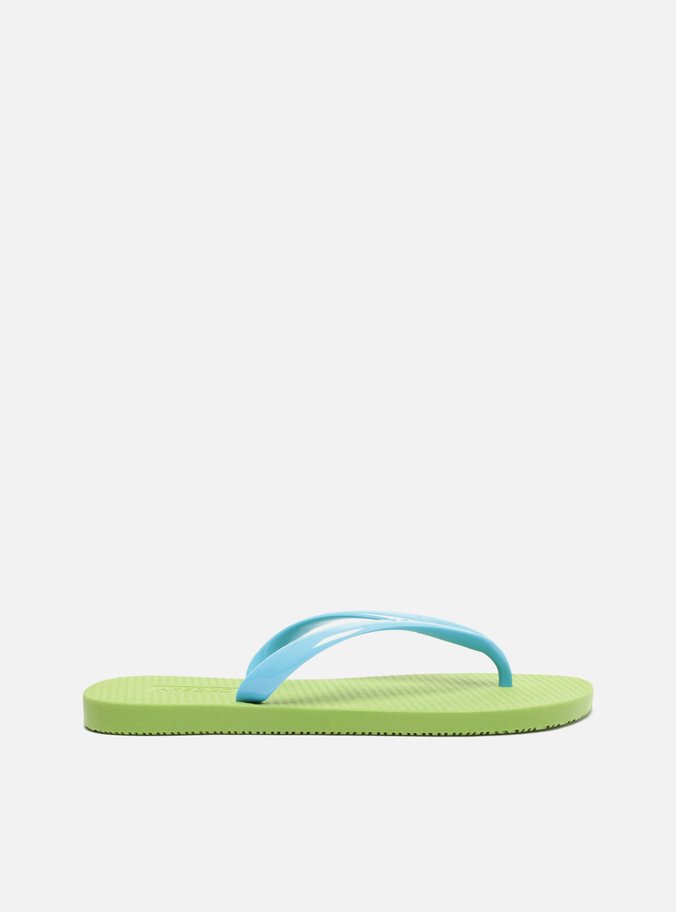 Kit Chinelo de Dedo Verde Multicolorido Brizza