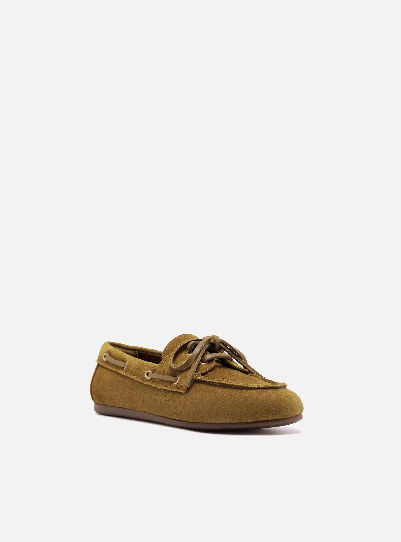 Mocassim Marrom Camurça Detalhe Laço — foto 2