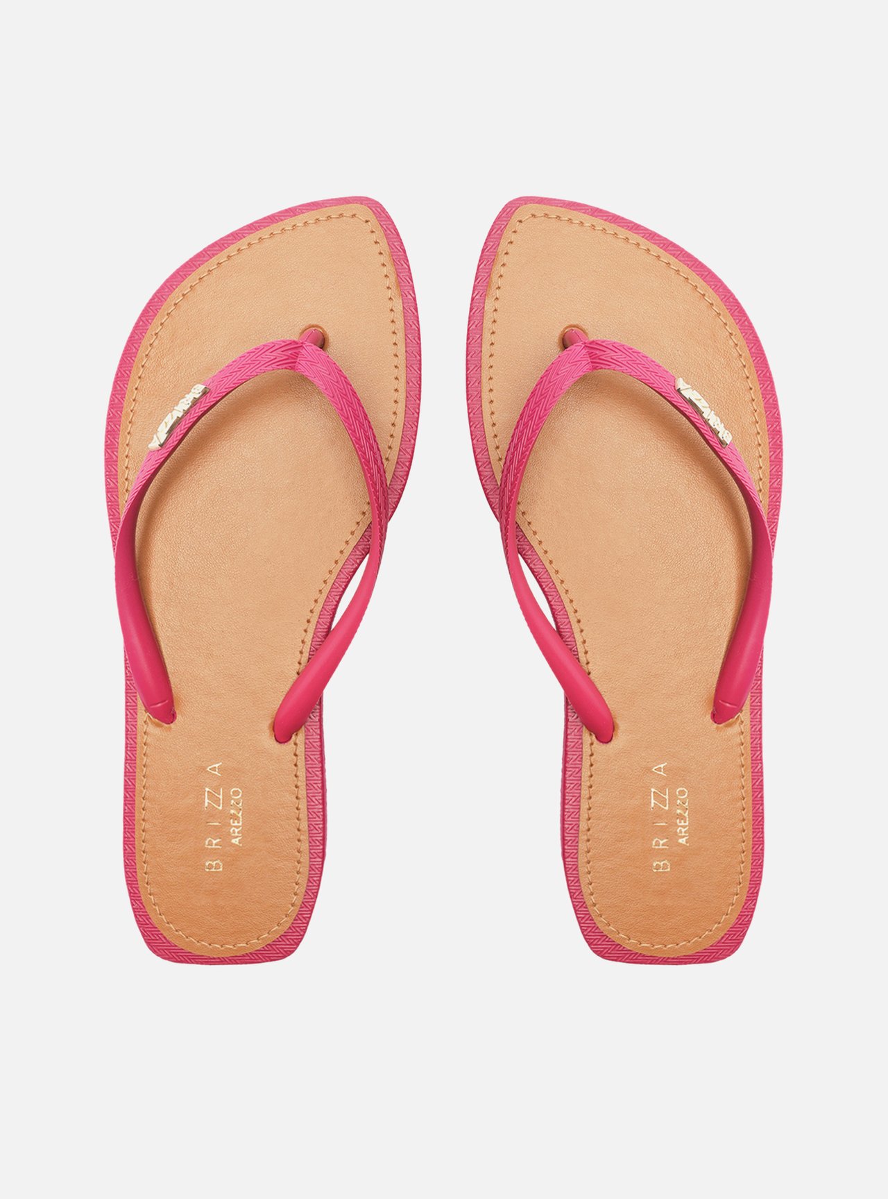 Chinelo de Dedo Rosa Recouro Flash Brizza — foto 1