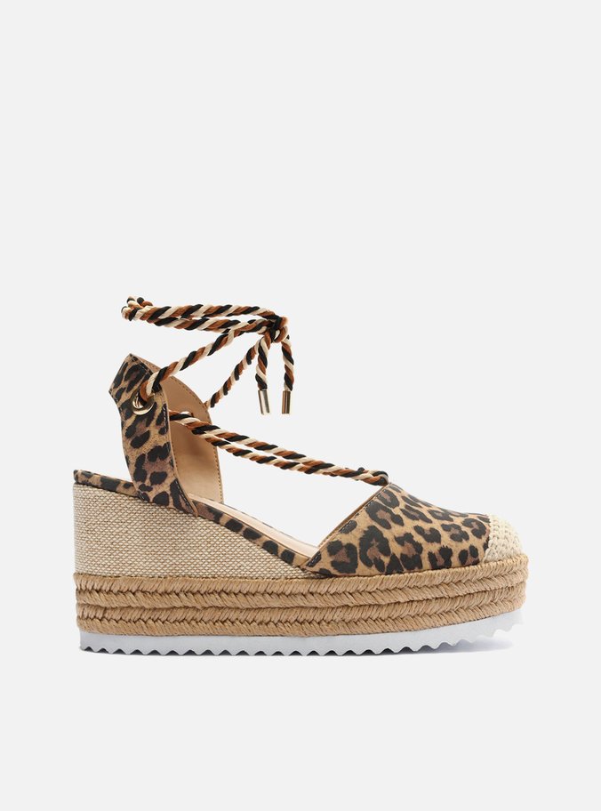 Espadrille Animal Print Anabela