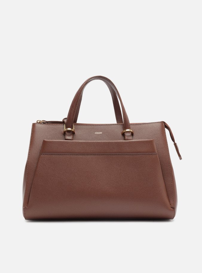Bolsa Tote Marrom Couro Grande