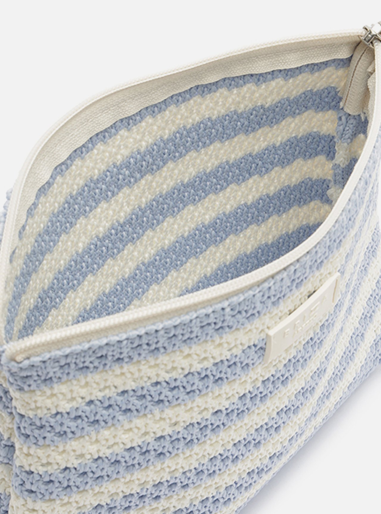 Necessaire Multicolorida Knit Listrada Brizza — foto 3
