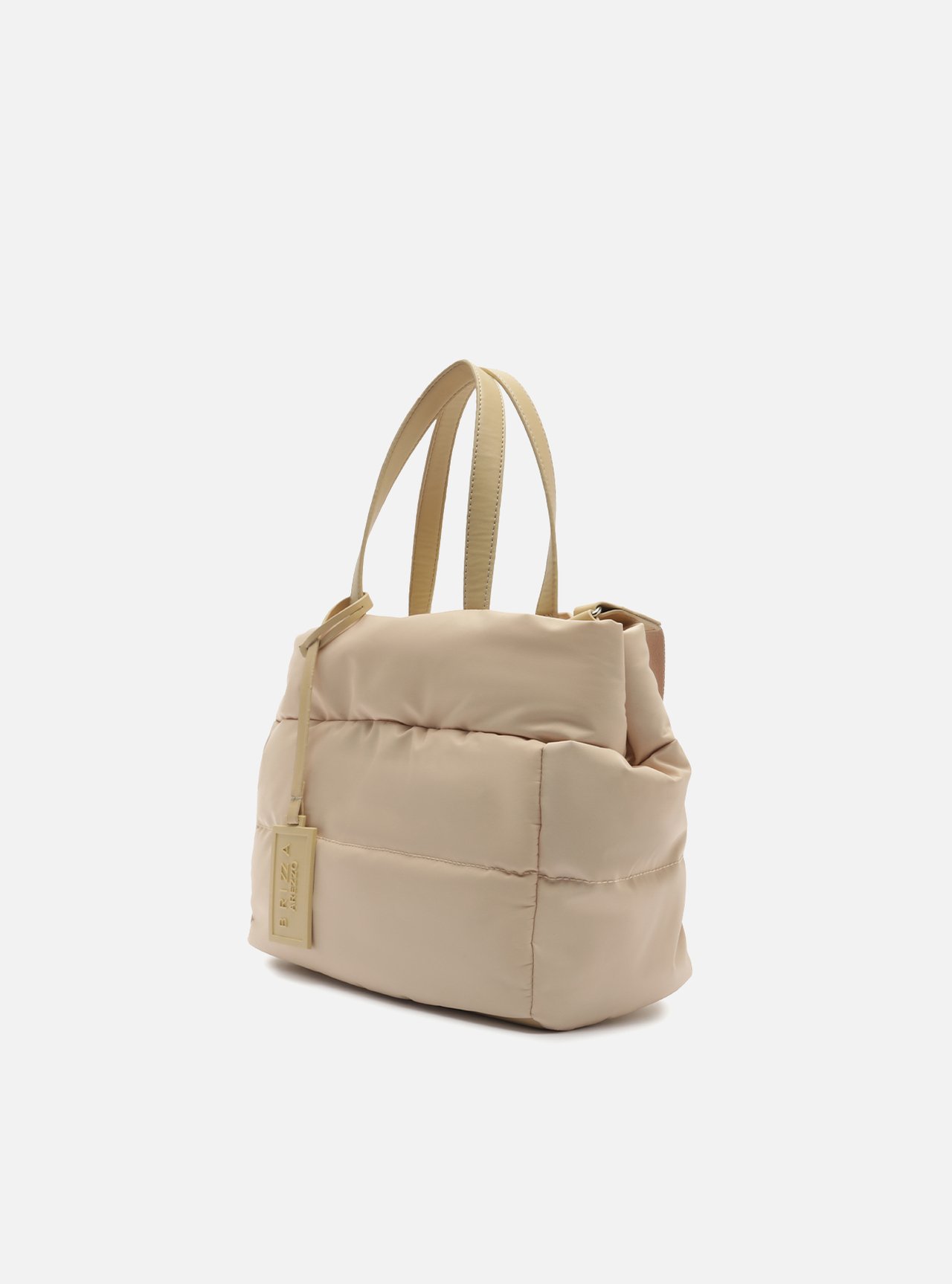 Bolsa Tote Nude Pequena Matelassê Brizza — foto 2