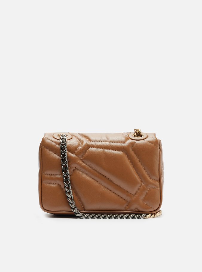 Bolsa Tiracolo Marrom Nut Couro Emma Média