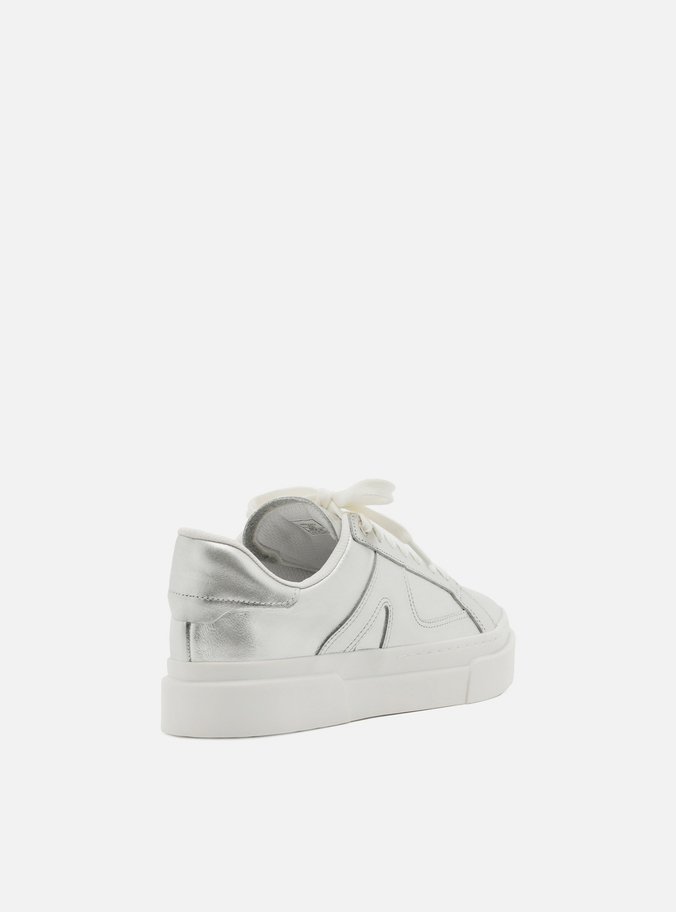 Tênis Prata Flatform Bico Redondo