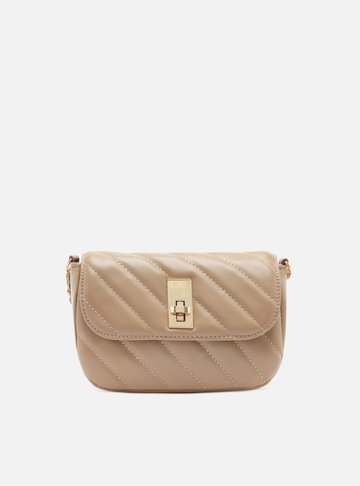 Bolsa Tiracolo Nude Pequena Matelassê