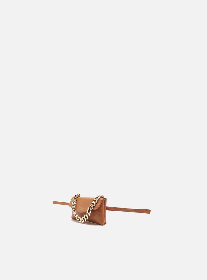 Bolsa Pochete Tiracolo Marrom Pequena