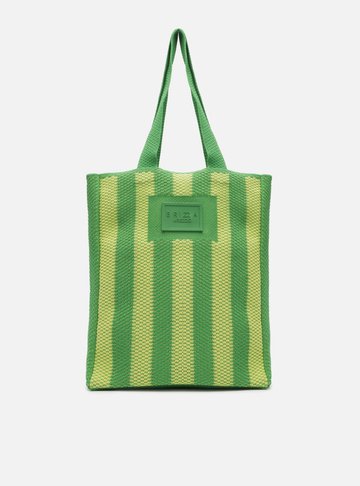 Arezzo — Bolsa Shopping Multicolorido Knit Grande Brizza