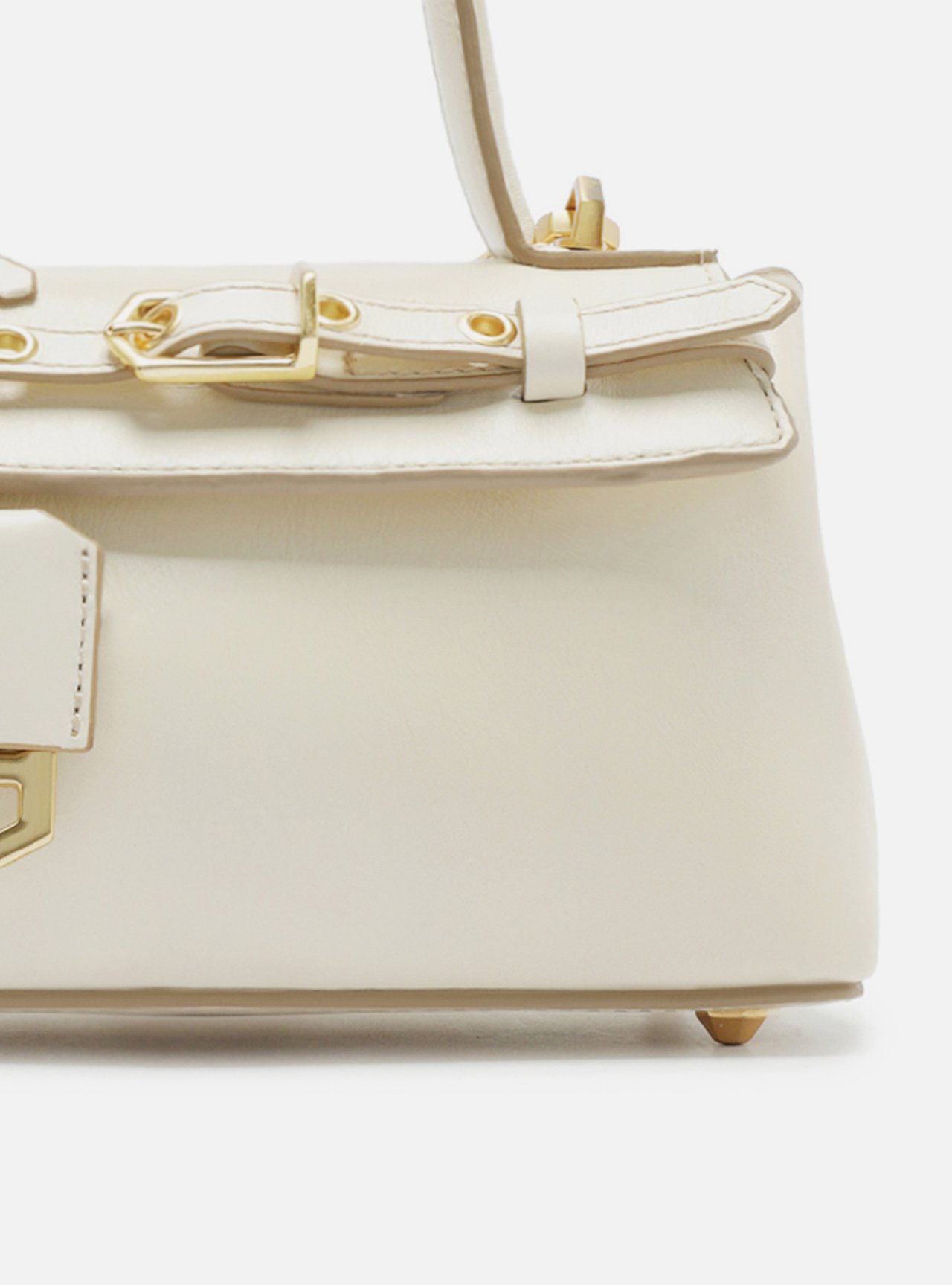 Tiracolo Off-White Couro Pequena Bag Charm Victória — foto 6