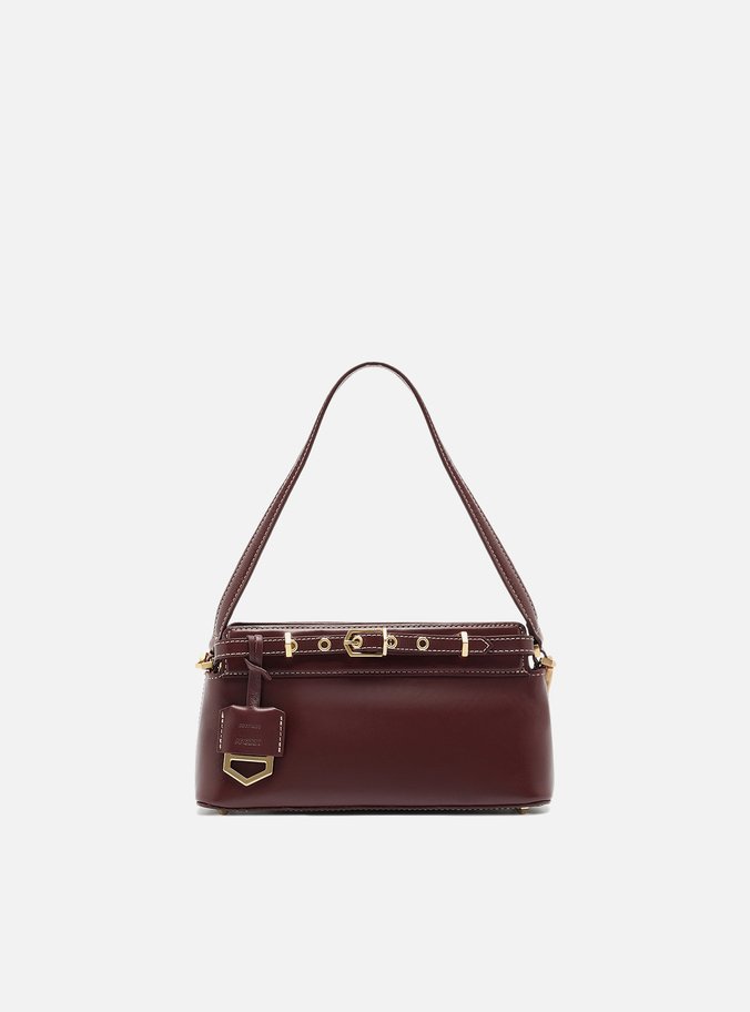Bolsa Tote Vermelha Couro Pequena