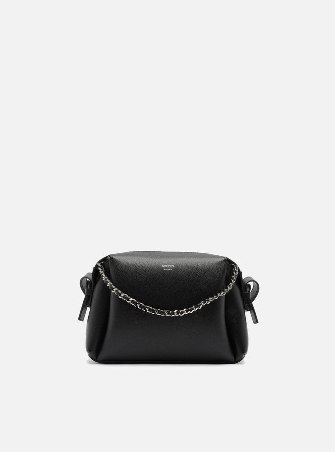 Bolsa Tiracolo Preta Pequena Corrente Extra
