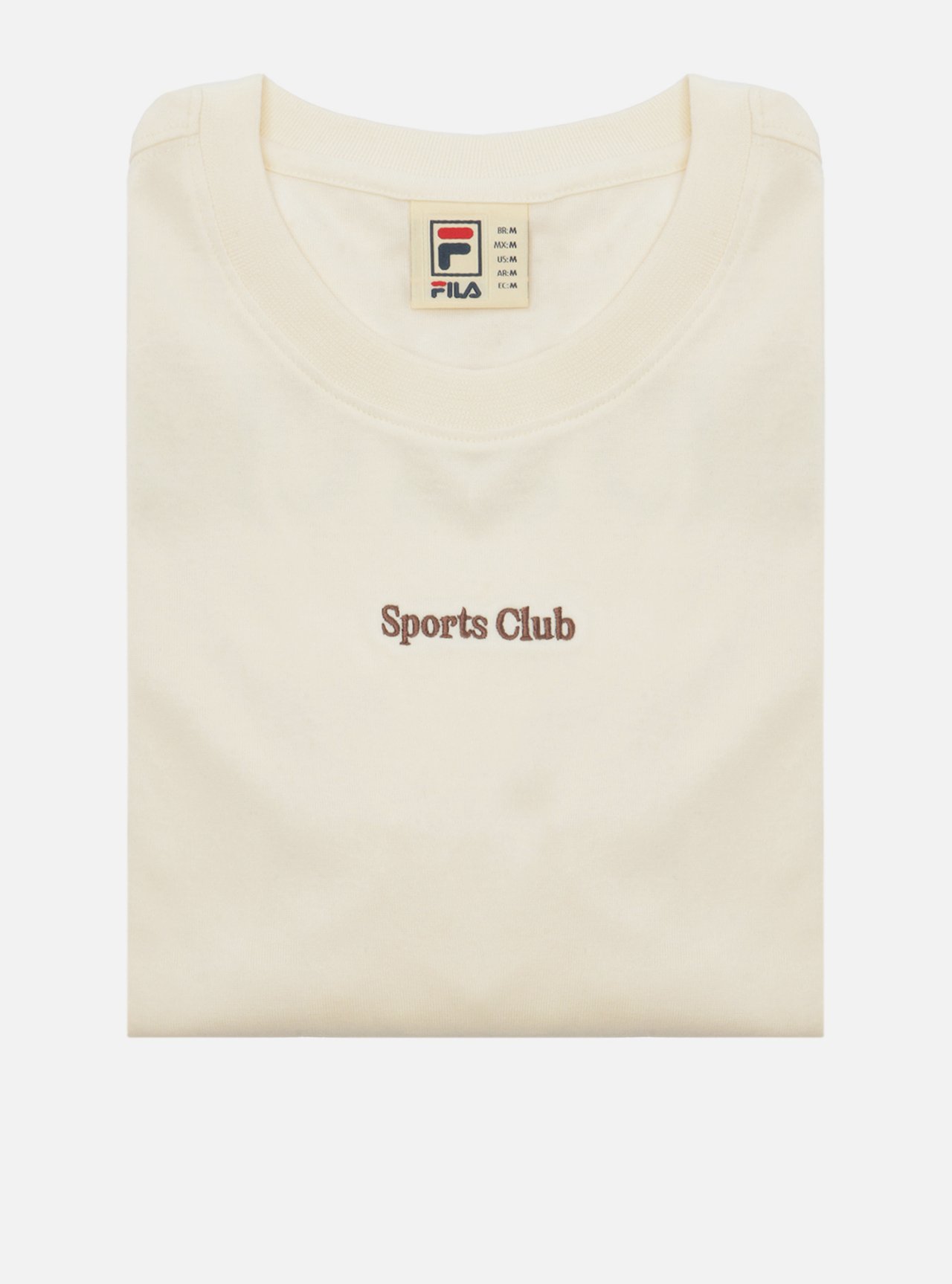 Blusa Manga Curta Branca Sports Club Fila — foto 3
