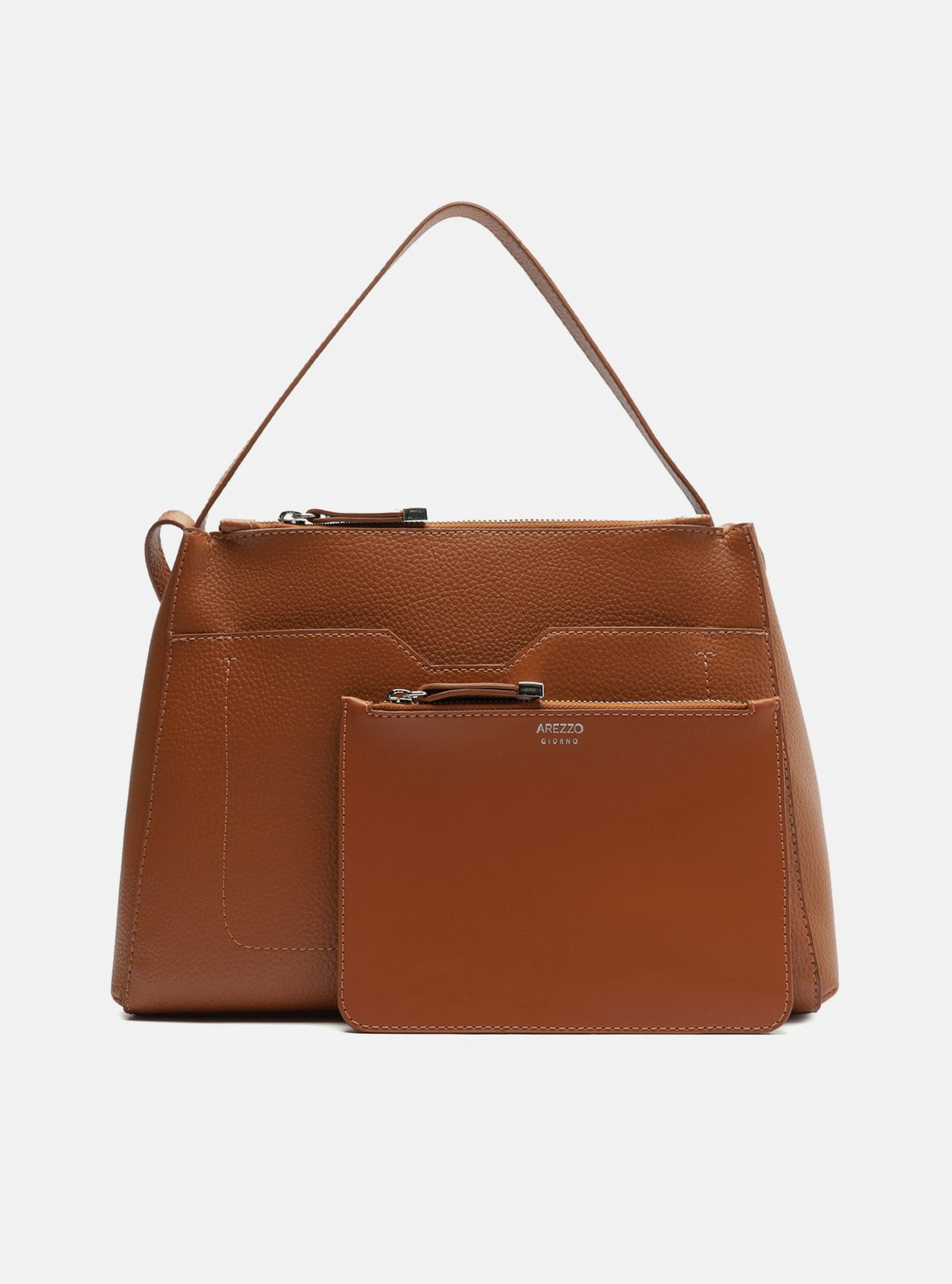Bolsa Tote Caramelo Emilly Grande — foto 6
