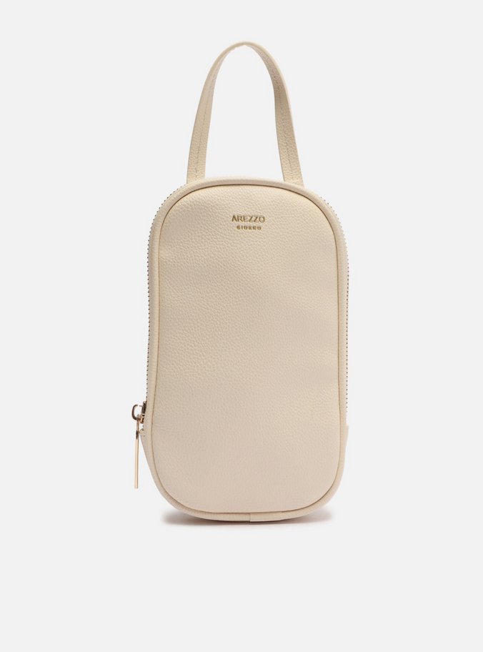 SCRE:EN ＜MINI SHOULDER BAG＞　white Mini Bag Porta-Celular Branca | Arezzo