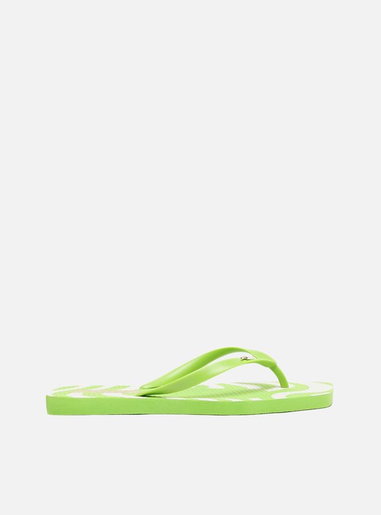 Chinelo de Dedo Verde Estampado Square e Bag Brizza