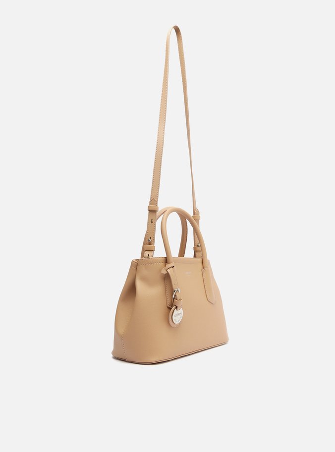 Bolsa Tote Bege Giorno Média Bag Charm