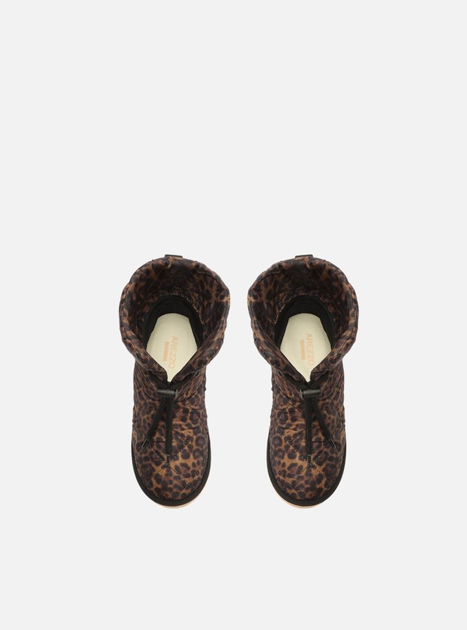 Bota Infantil Animal Print Nylon Estofada