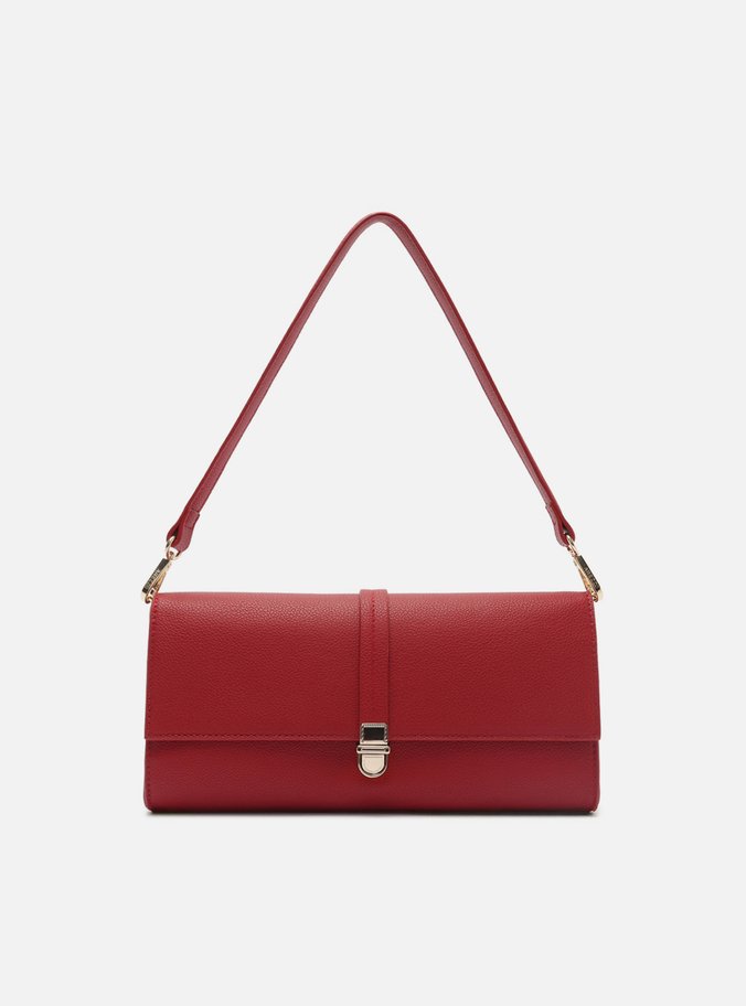 Bolsa Tiracolo Preta Média Metais Dourados