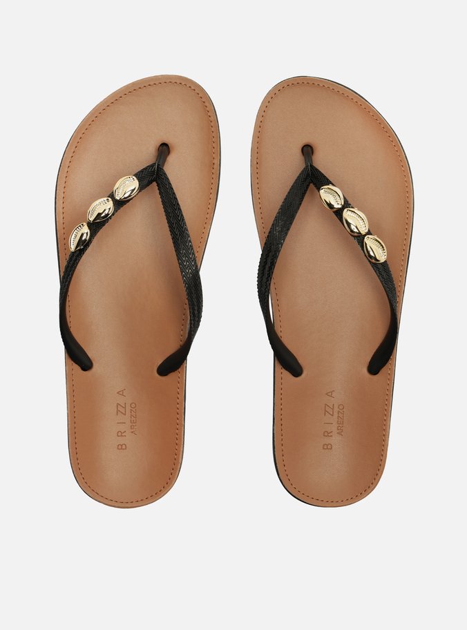 Chinelo de Dedo Preto Recouro Fit Búzios