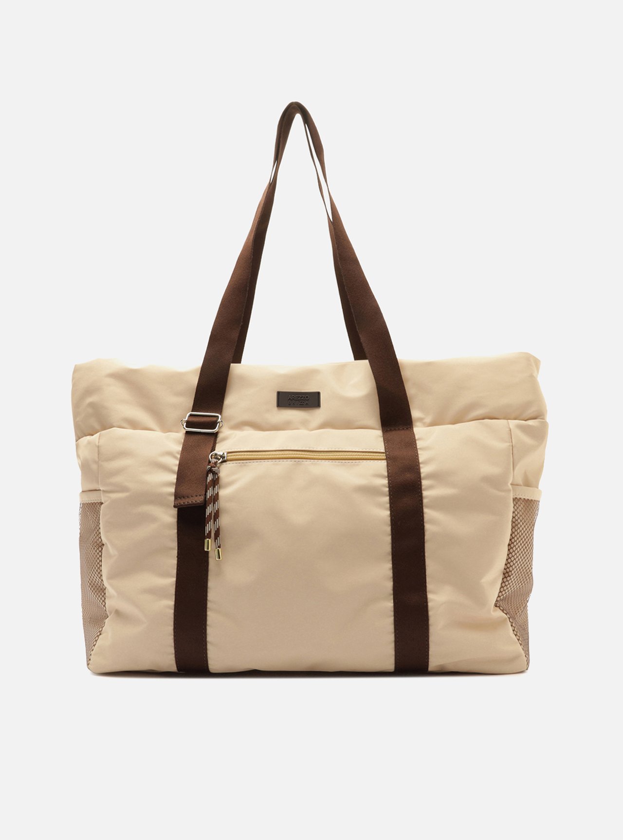 Bolsa Shopping Nude Grande Matelassê Brizza — foto 1
