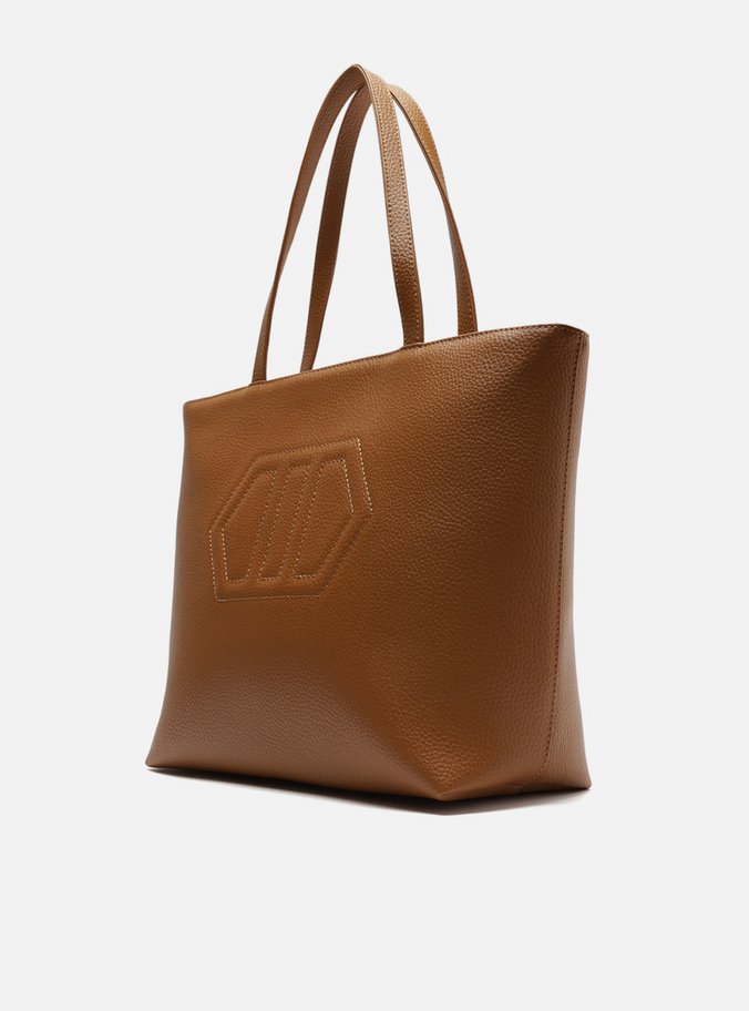 Bolsa Shopping Marrom Grande