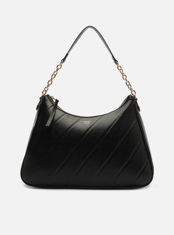 Bolsas Hobo Preta Grande Corrente