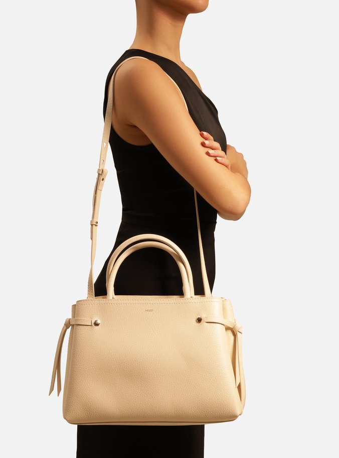 Bolsa Tote Off-White Beatriz Grande Tiras