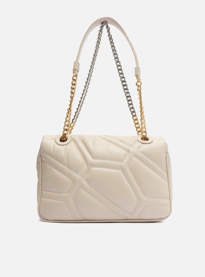 Bolsa Tiracolo Nude Couro Emma Média Longa