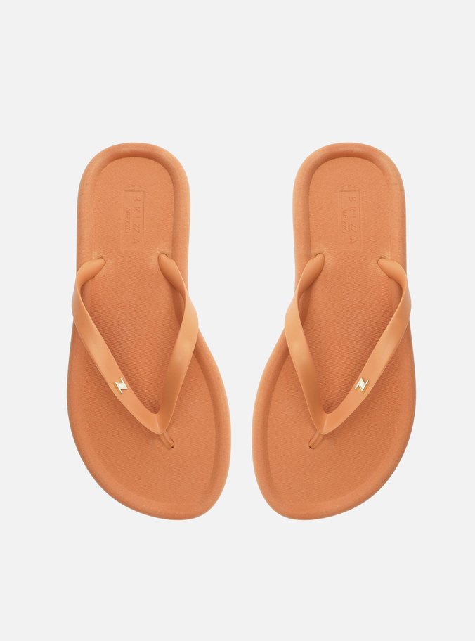 Chinelo de Dedo Laranja Bold Brizza 