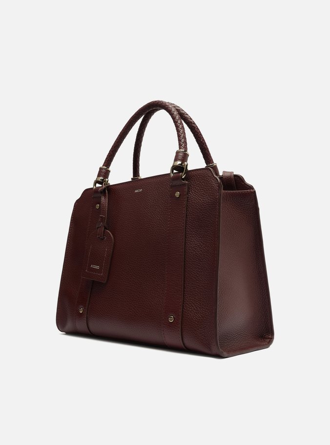 Bolsa Tote Vermelha Couro Piazza Grande