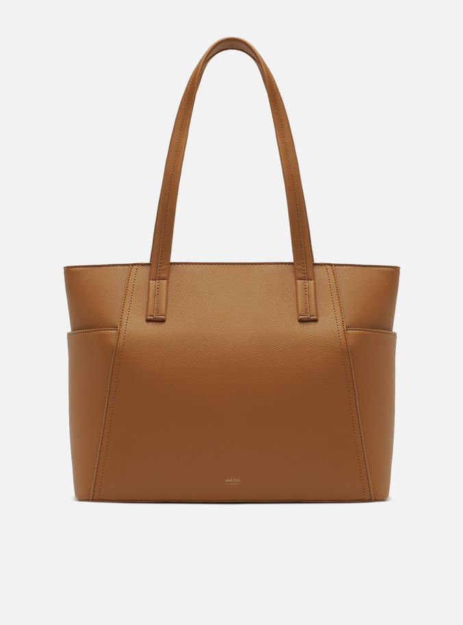Bolsa Shopping Marrom Grande